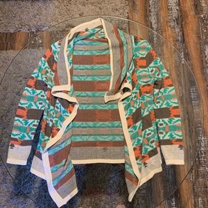 B. Shazy open cardigan